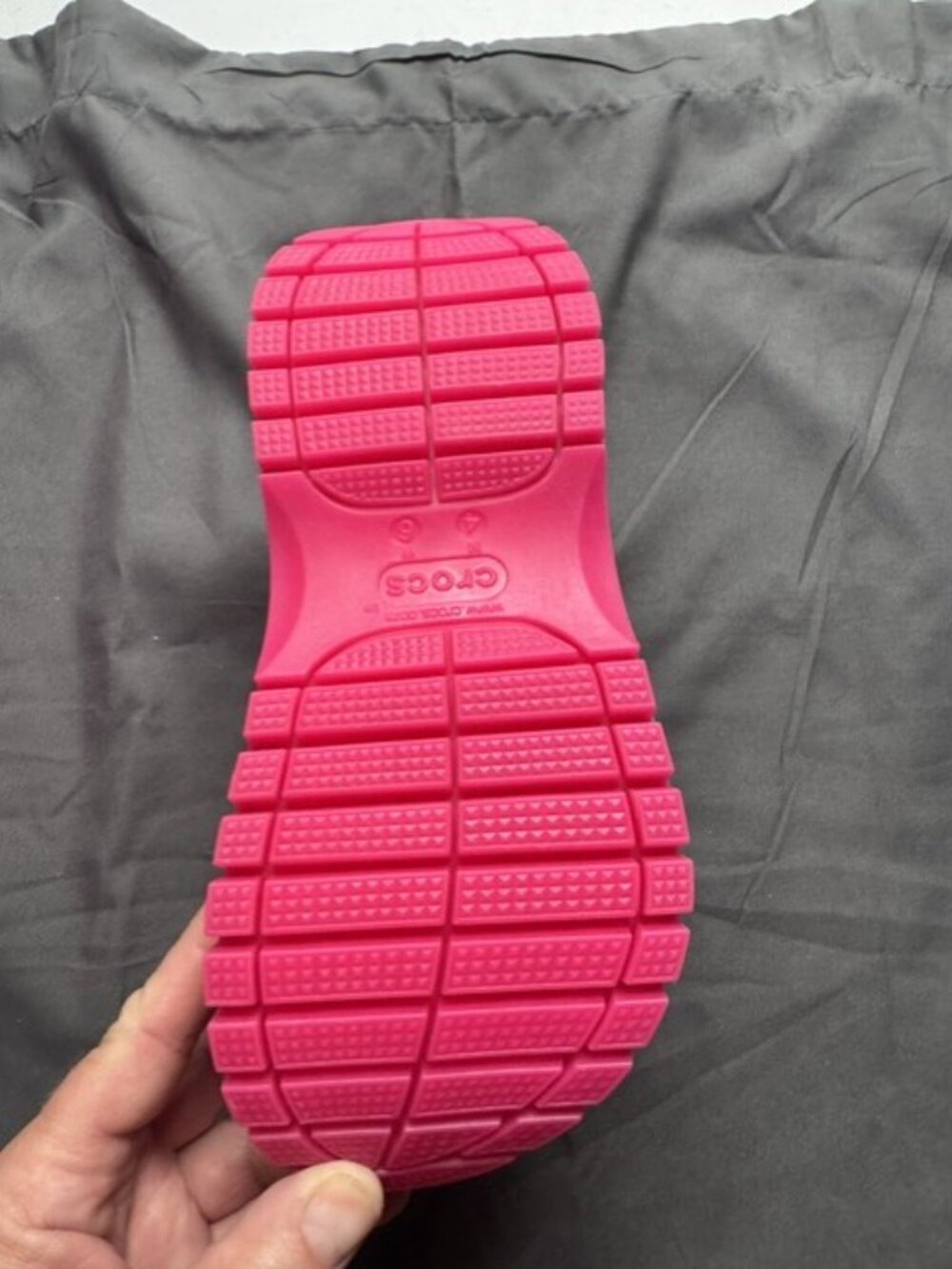 Crocs Mega Crush Clog Pink 2024 Iconic Croc Men Size 4 Women Size 6 - Picture 5 of 5